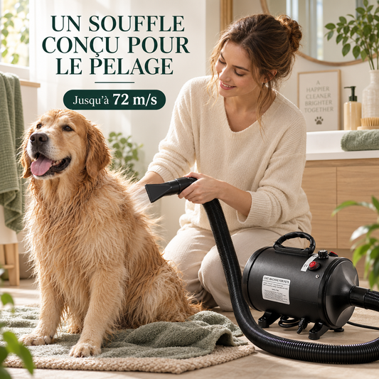 Pulseur chien professionnel 2800 W – Pawavo AirDry Pro