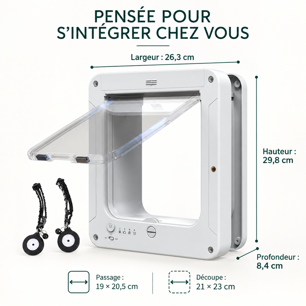 Chatière électronique RFID pour chat – Pawavo Select