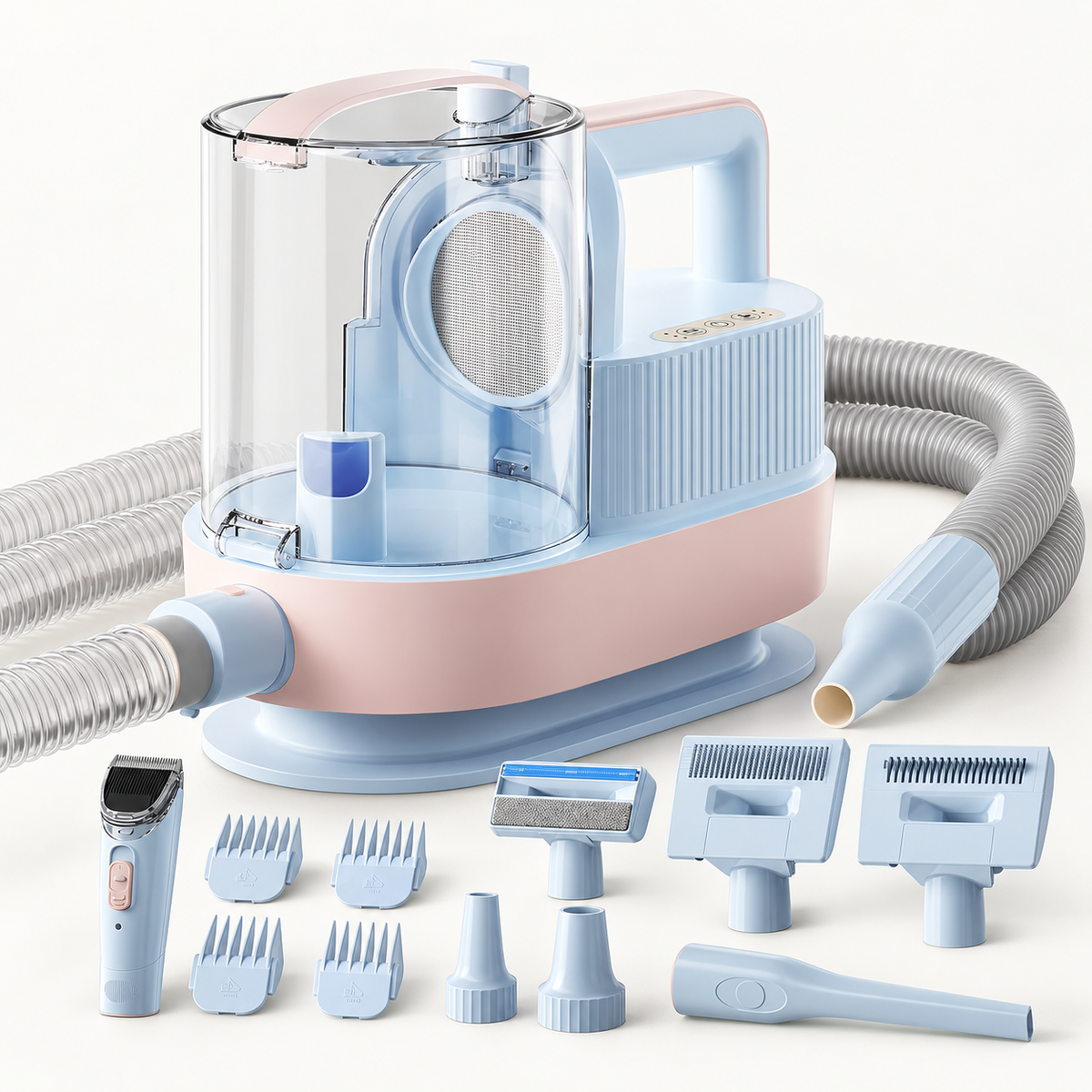 Aspirateur de toilettage chien et chat avec séchoir – Pawavo M1 Pro
