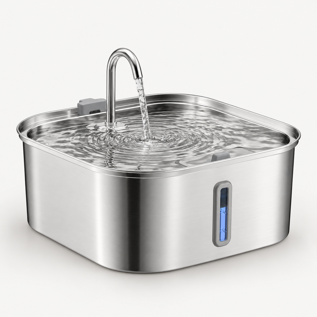 Fontaine à Eau pour Chien Grande Capacité en Inox 7 L / 14 L