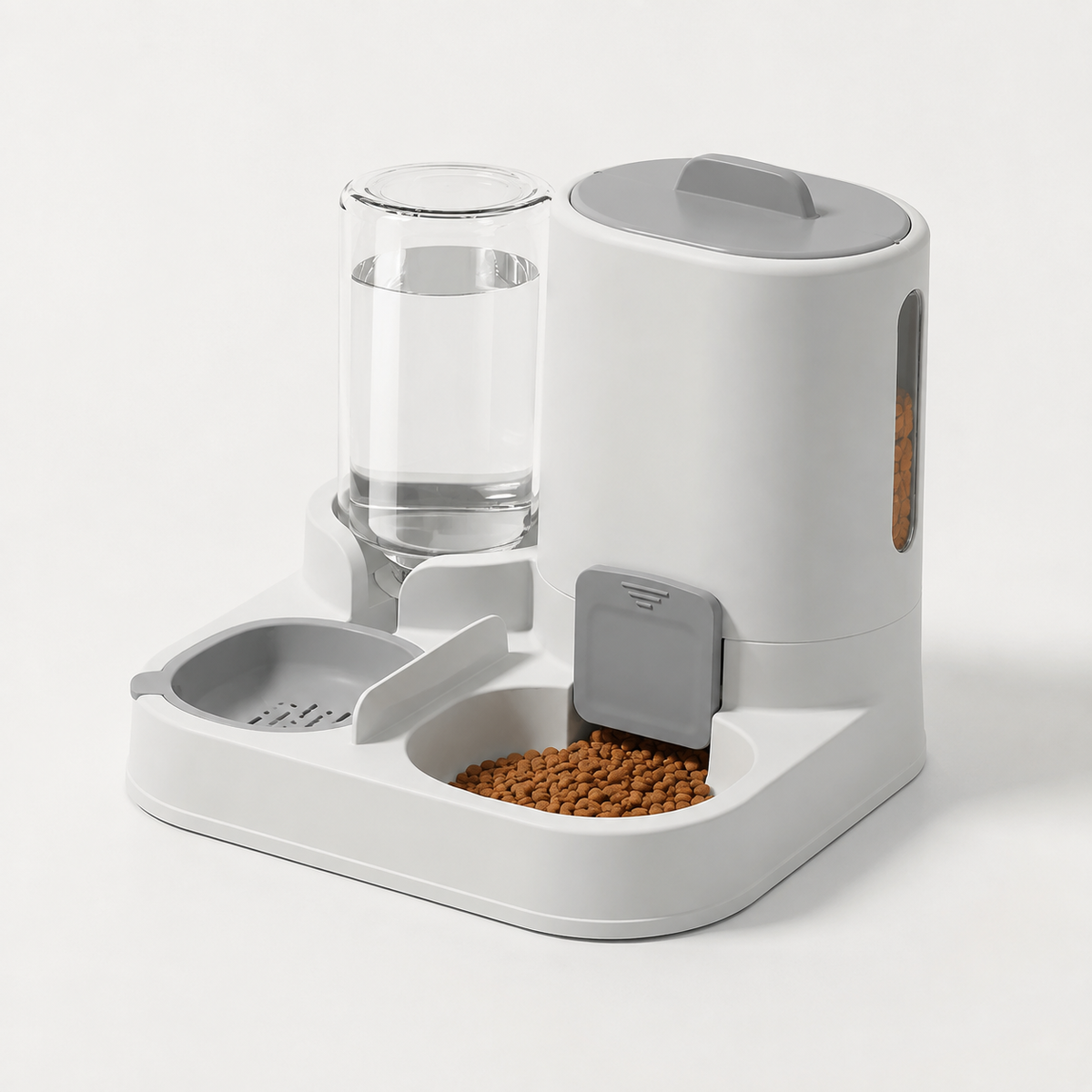 Distributeur de croquettes et eau pour chat 2-en-1 – Pawavo Duo