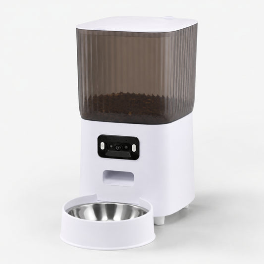 Distributeur Automatique de Croquettes Wi-Fi avec Caméra – Pawavo VisionFeed 3,5 L