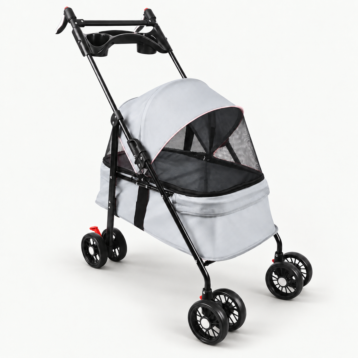 Poussette pour chien 2-en-1 avec nacelle amovible | Pawavo Move