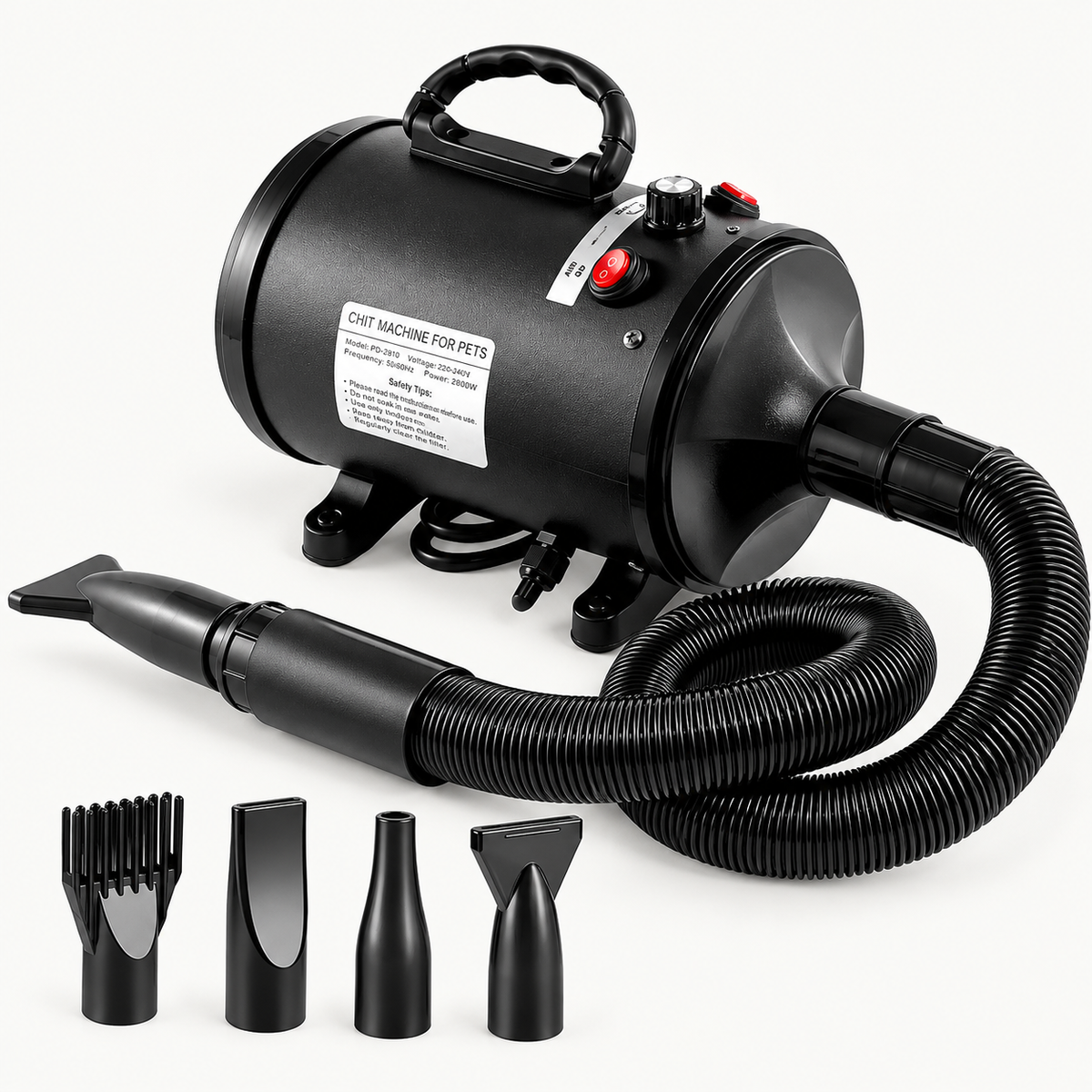 Pulseur chien professionnel 2800 W – Pawavo AirDry Pro