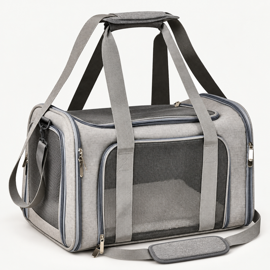 Sac de transport chat cabine avion, pliable et respirant – Pawavo Air