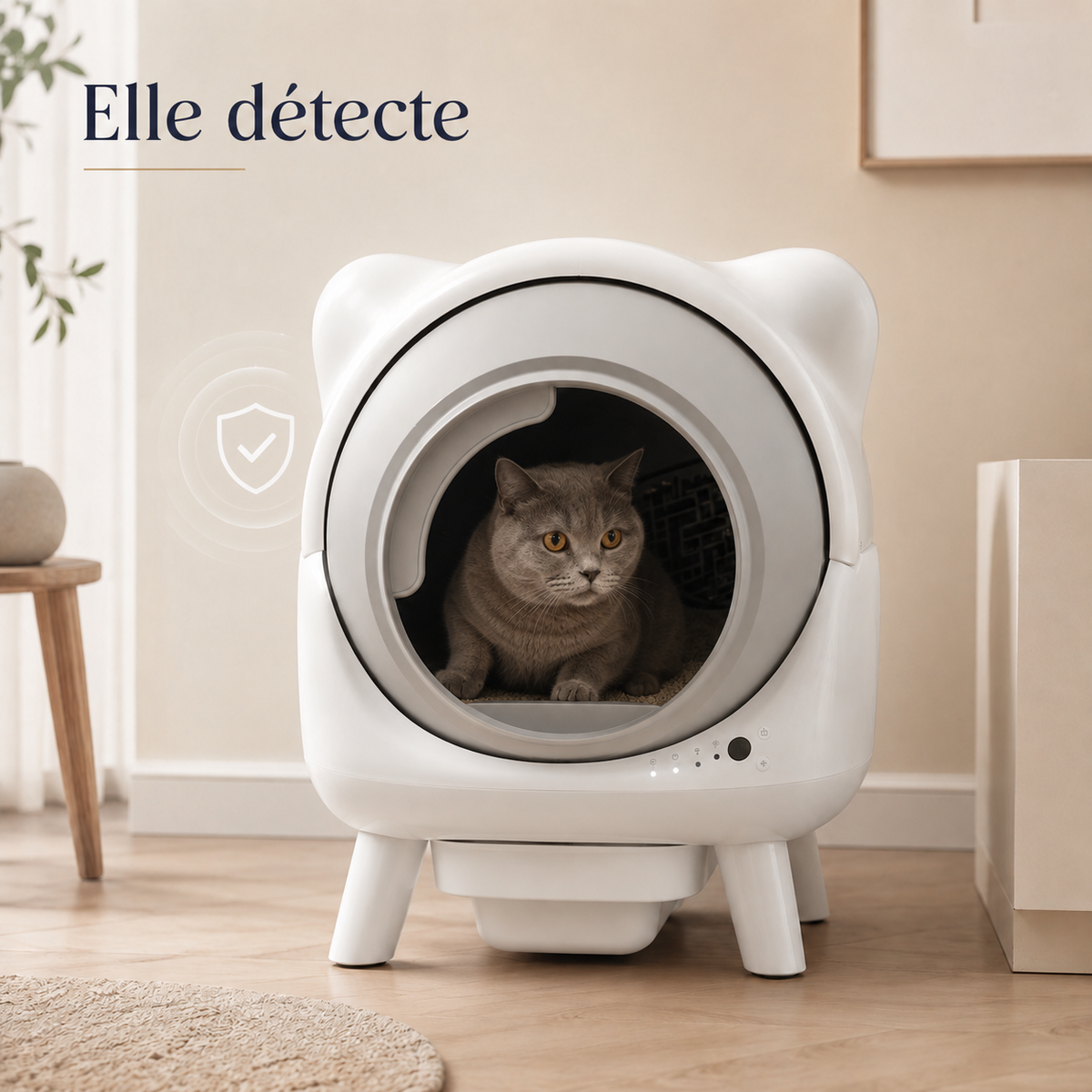 Elle détecte