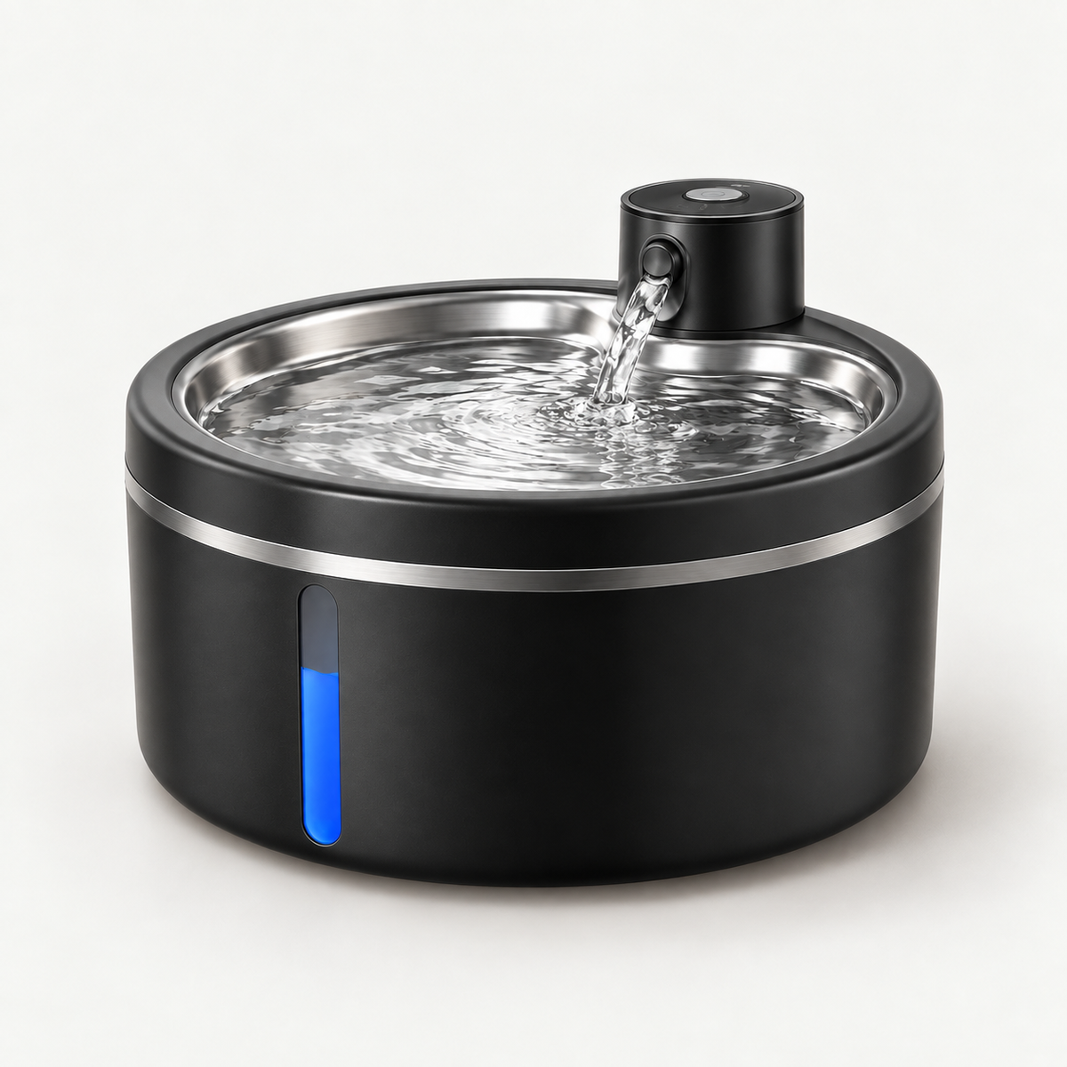 Fontaine à eau automatique pour chat avec détecteur de mouvement 2,5 L