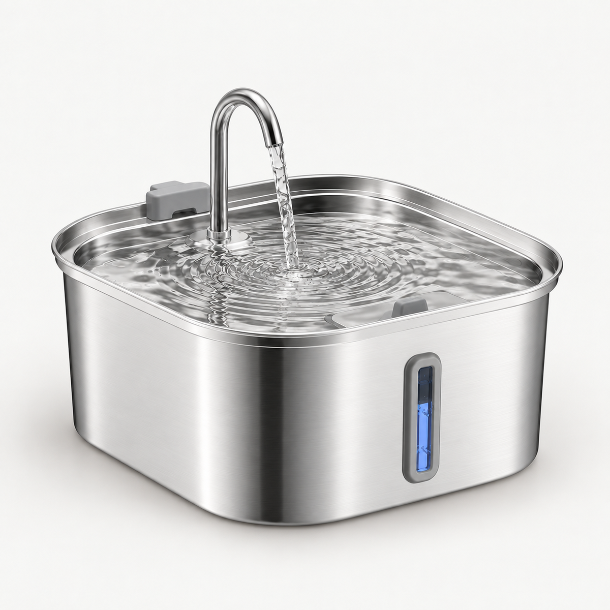 Fontaine à Eau pour Chien Grande Capacité en Inox 7 L / 14 L