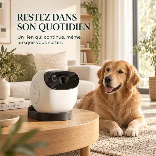 Caméra pour animaux 3K avec lance-friandises – Pawavo M3