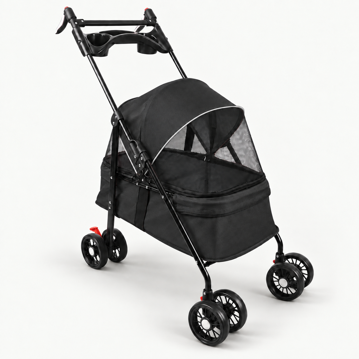 Poussette pour chien 2-en-1 avec nacelle amovible | Pawavo Move