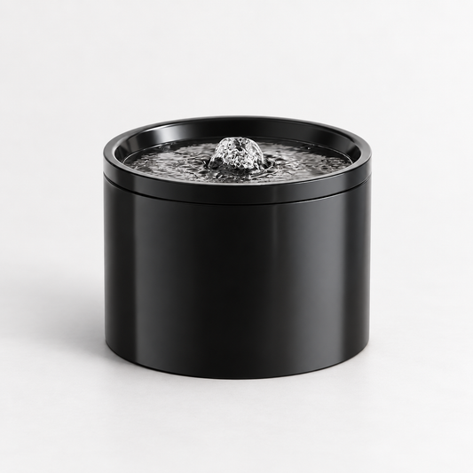 Fontaine à eau pour chat en céramique automatique et silencieuse