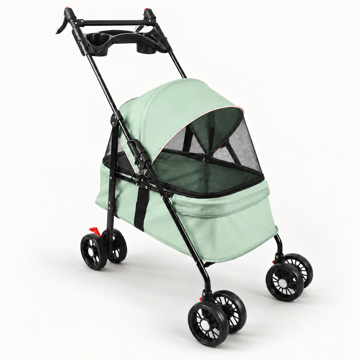 Poussette pour chien 2-en-1 avec nacelle amovible | Pawavo Move