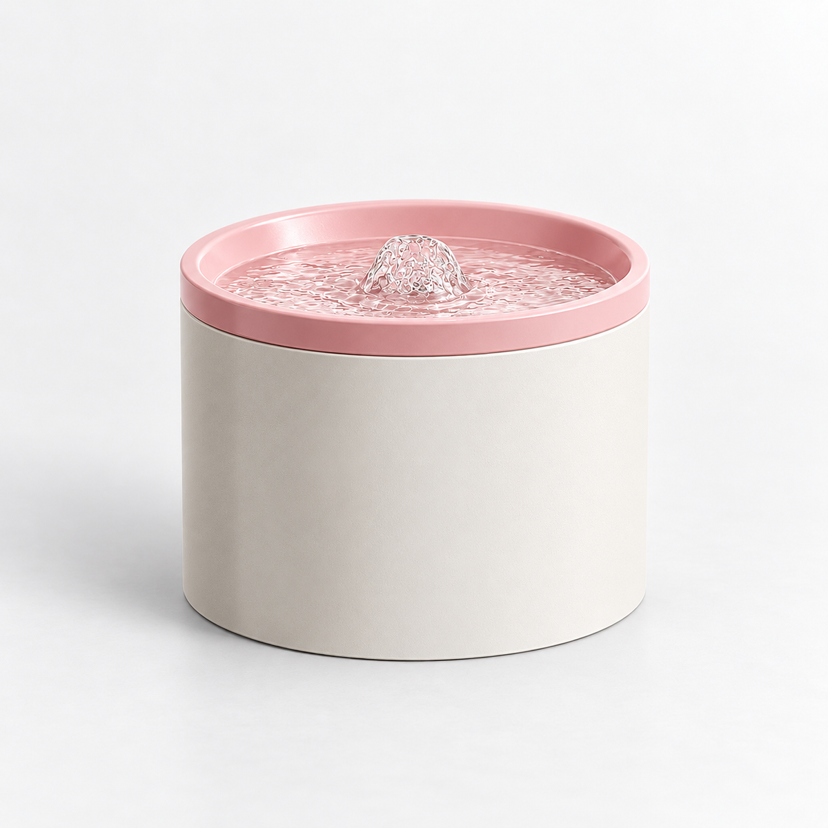 Fontaine à eau pour chat en céramique automatique et silencieuse