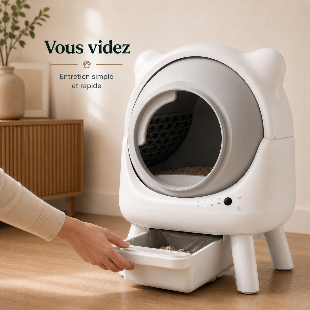 Vous videz