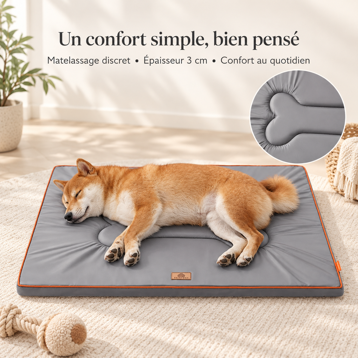Tapis pour chien intérieur & extérieur – Pawavo Sora