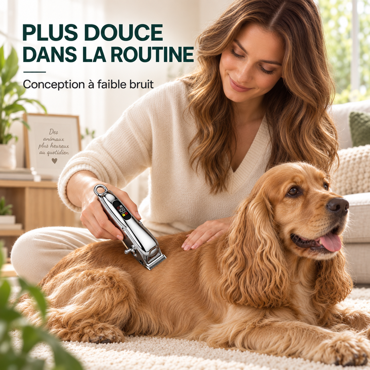 Tondeuse pour chien professionnelle sans fil – Pawavo TrimPro