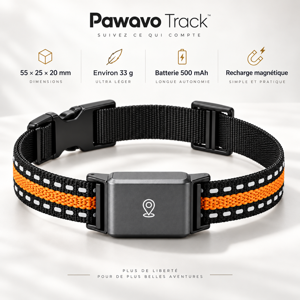 Collier GPS 4G pour chien et chat – Pawavo Track