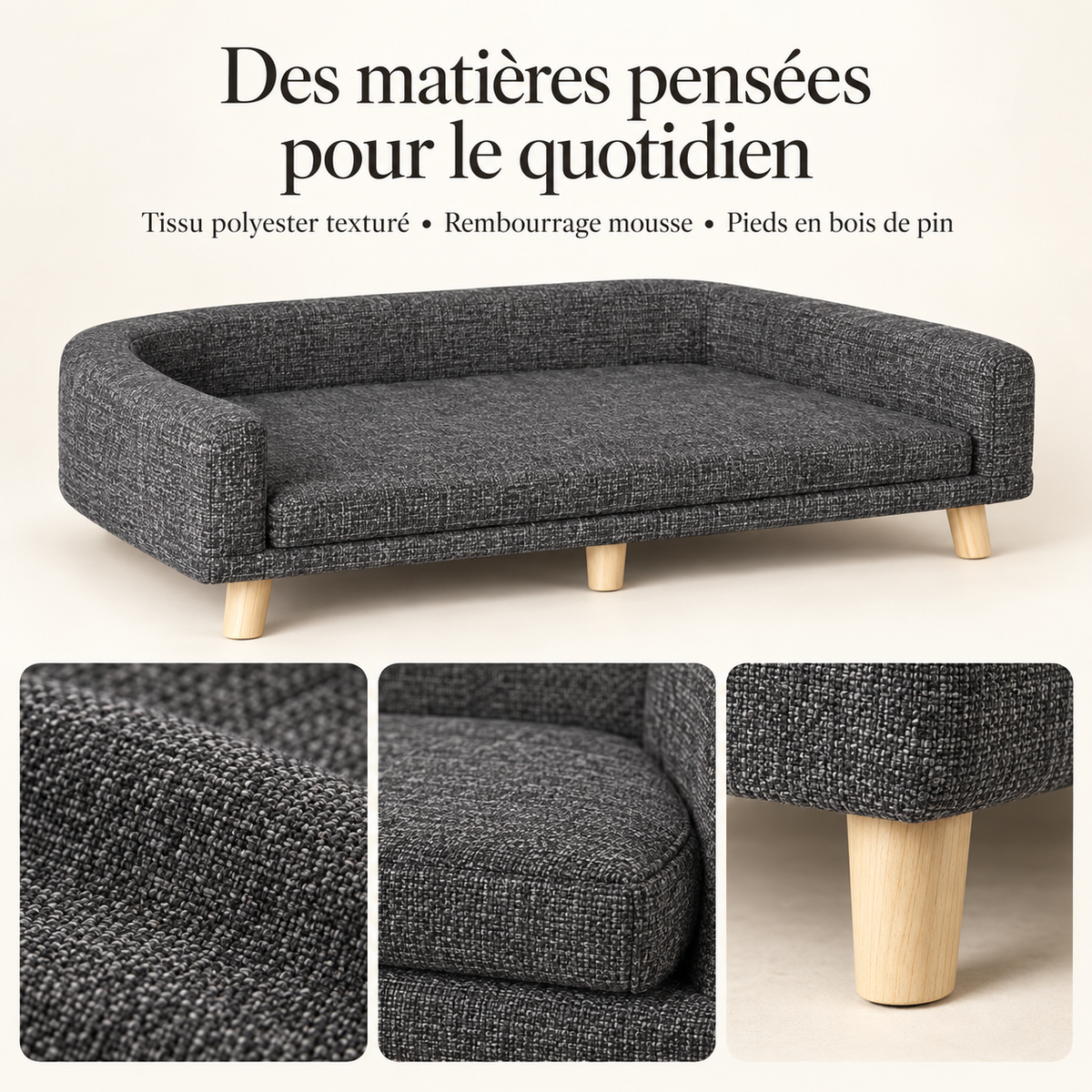 Canapé pour chien design – Pawavo Oslo