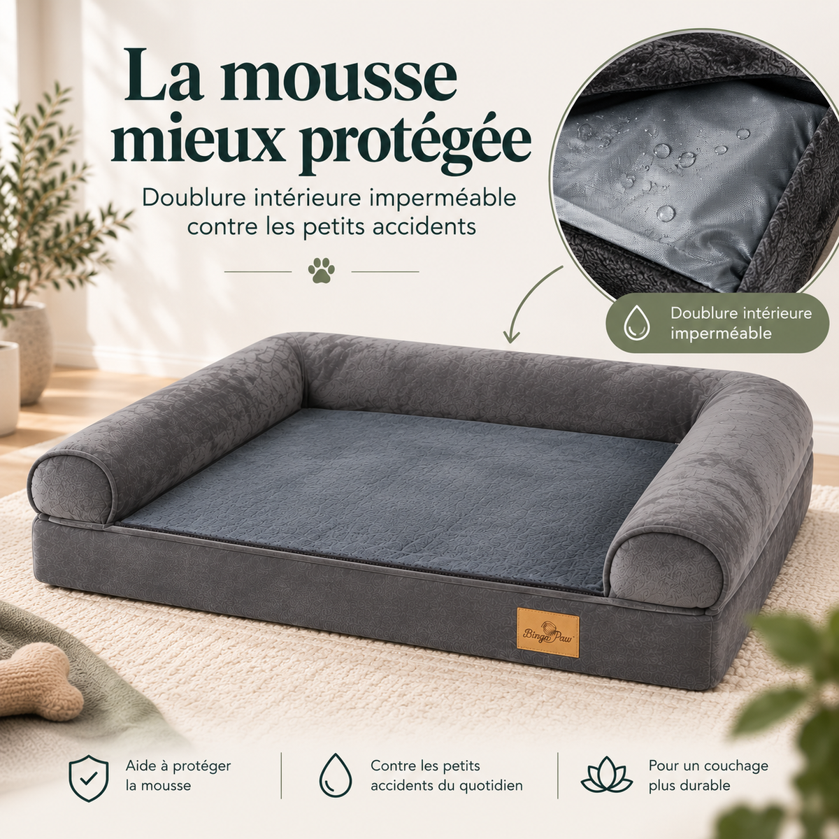 Panier orthopédique pour chien – Pawavo Nuvia