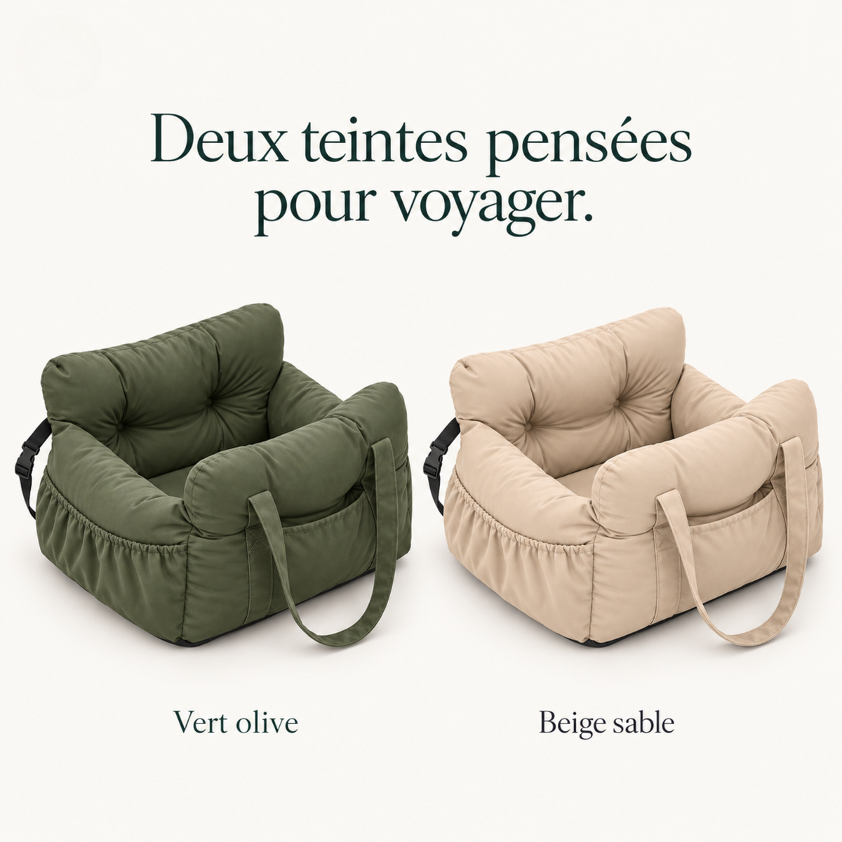 Siège auto pour chien rembourré – Pawavo Ride