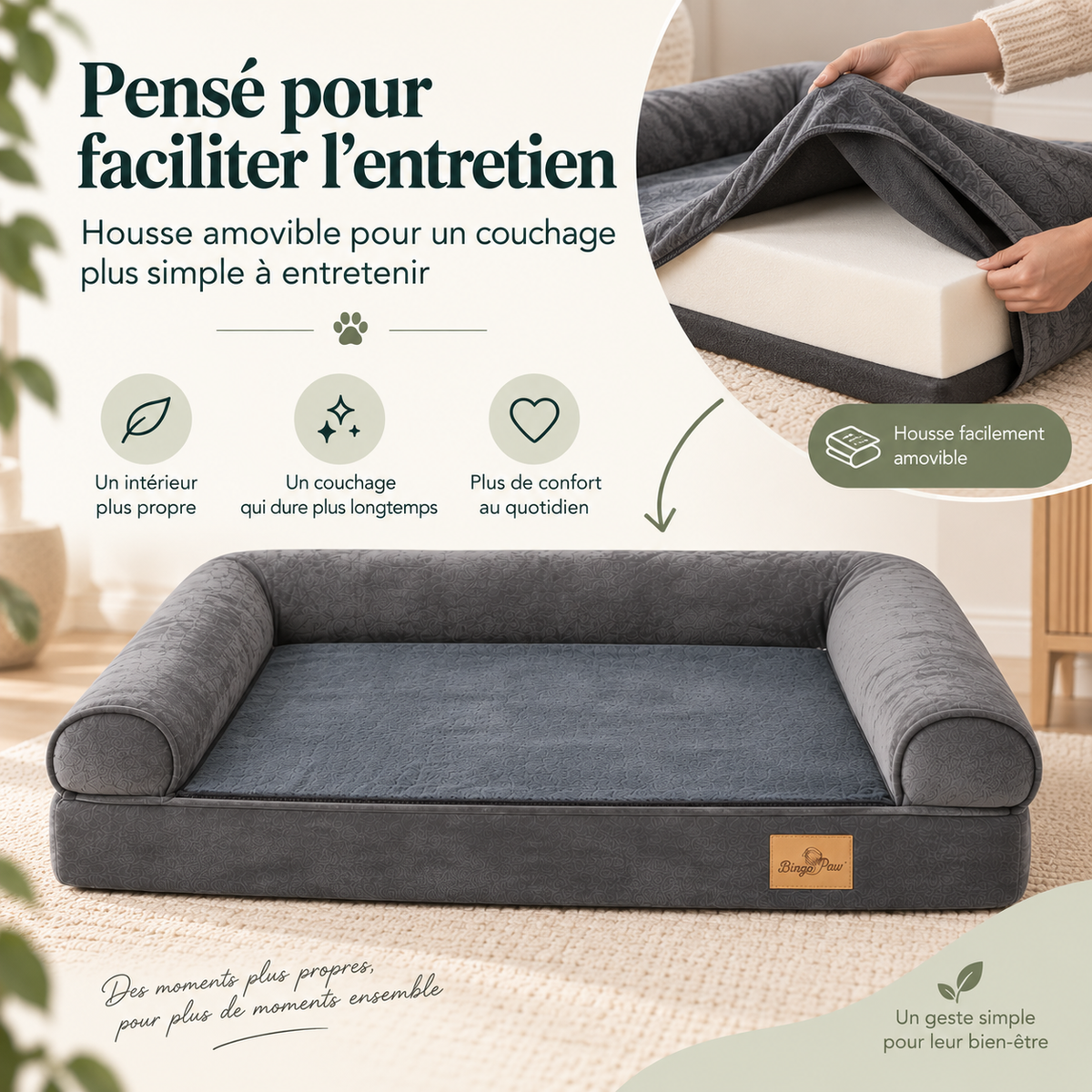 Panier orthopédique pour chien – Pawavo Nuvia