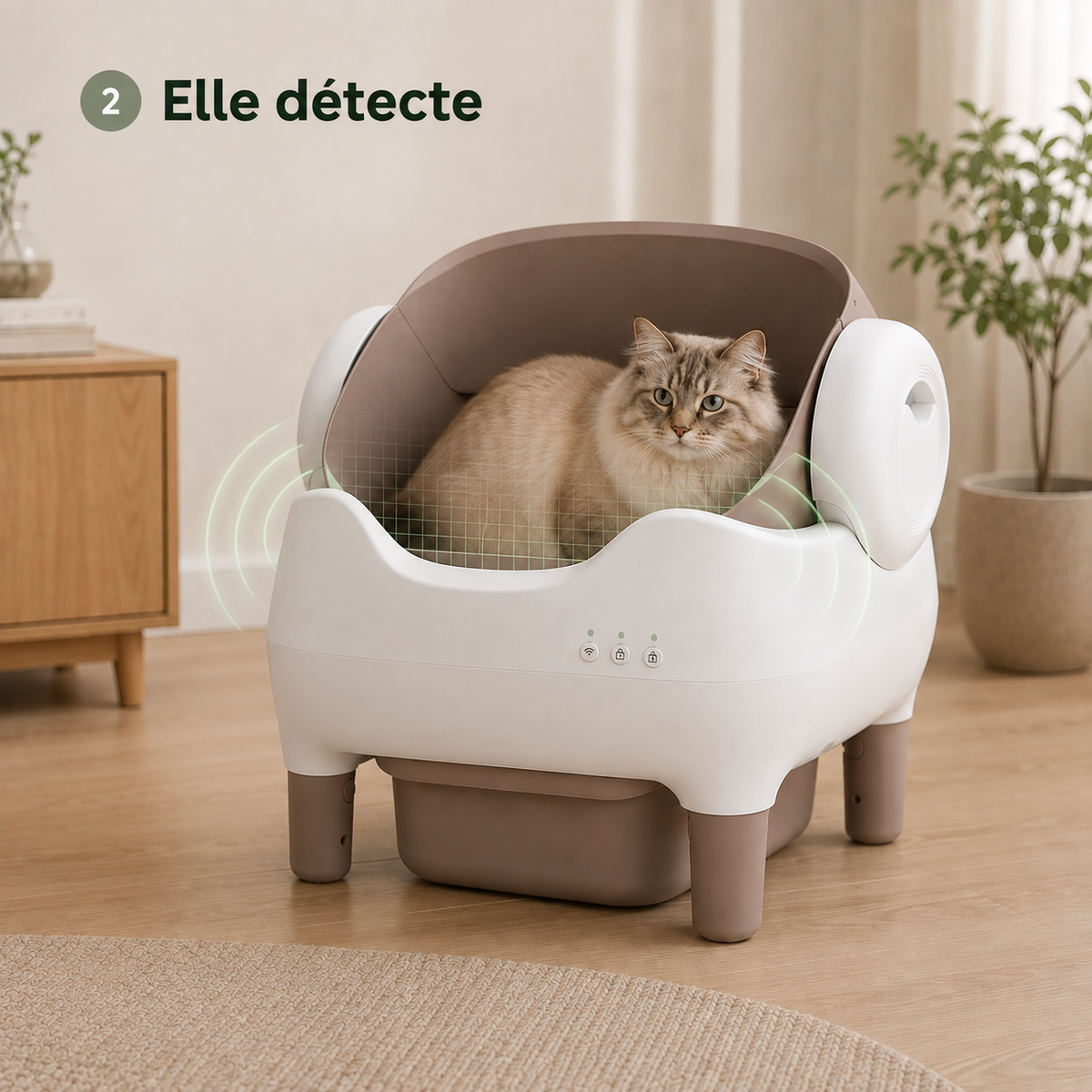 Elle détecte