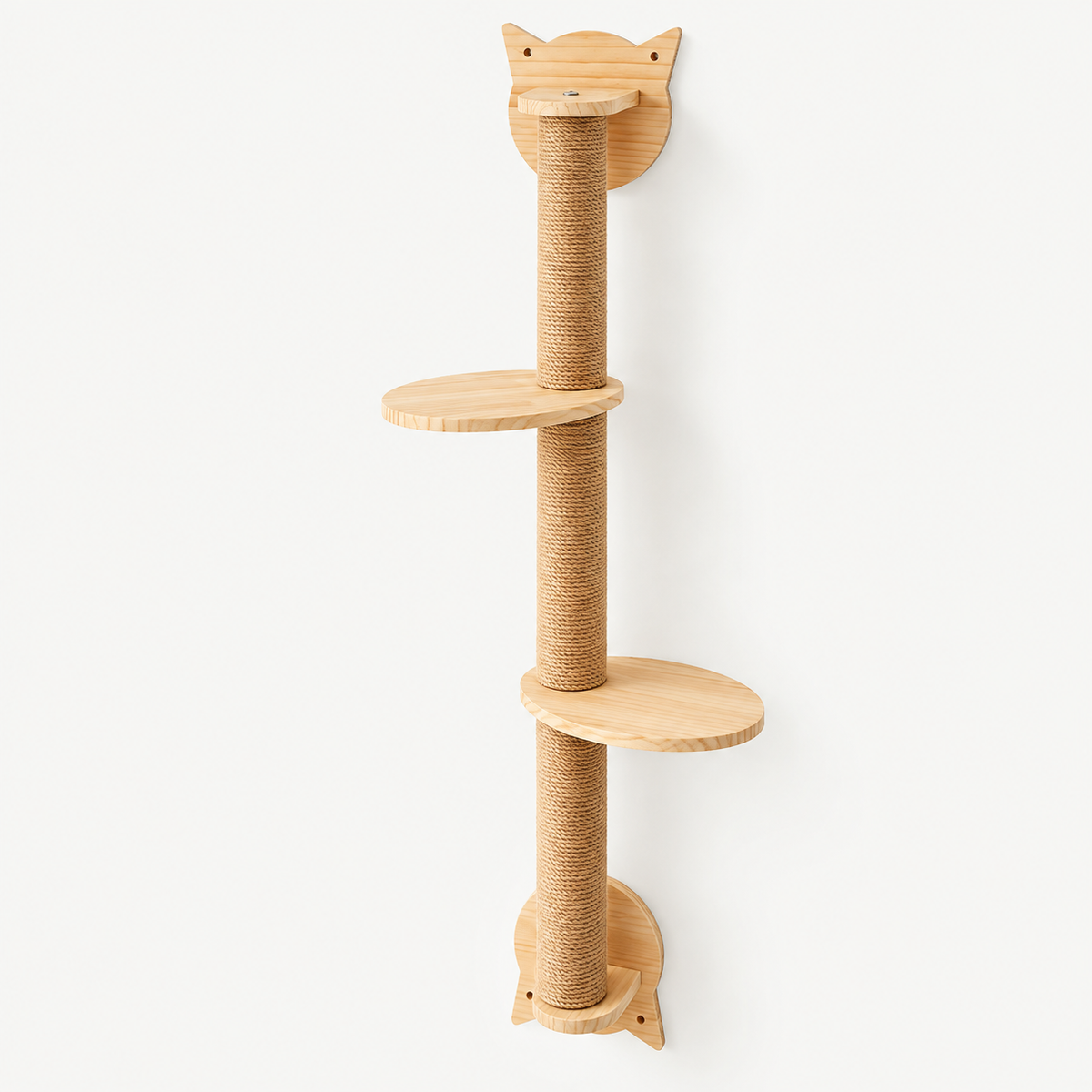 Arbre à chat mural en bois – Pawavo Climb