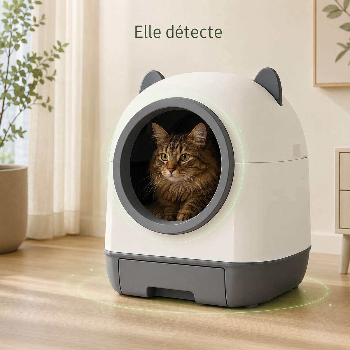 Elle détecte