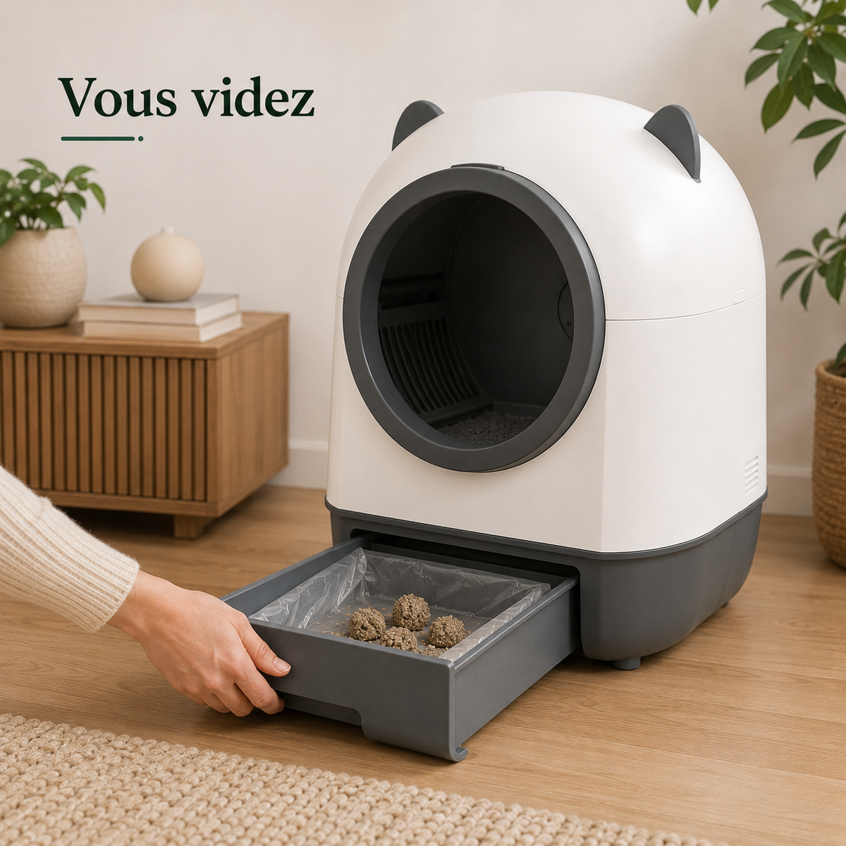 Vous videz