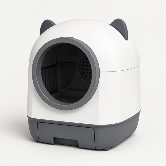 Litière Automatique XXL pour Chat – Grand Format, Autonettoyante & Connectée