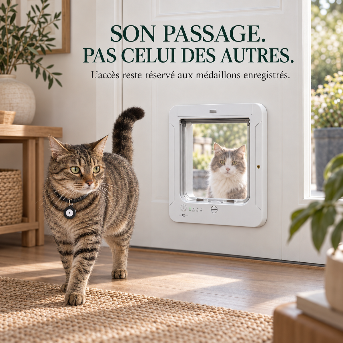 Chatière électronique RFID pour chat – Pawavo Select