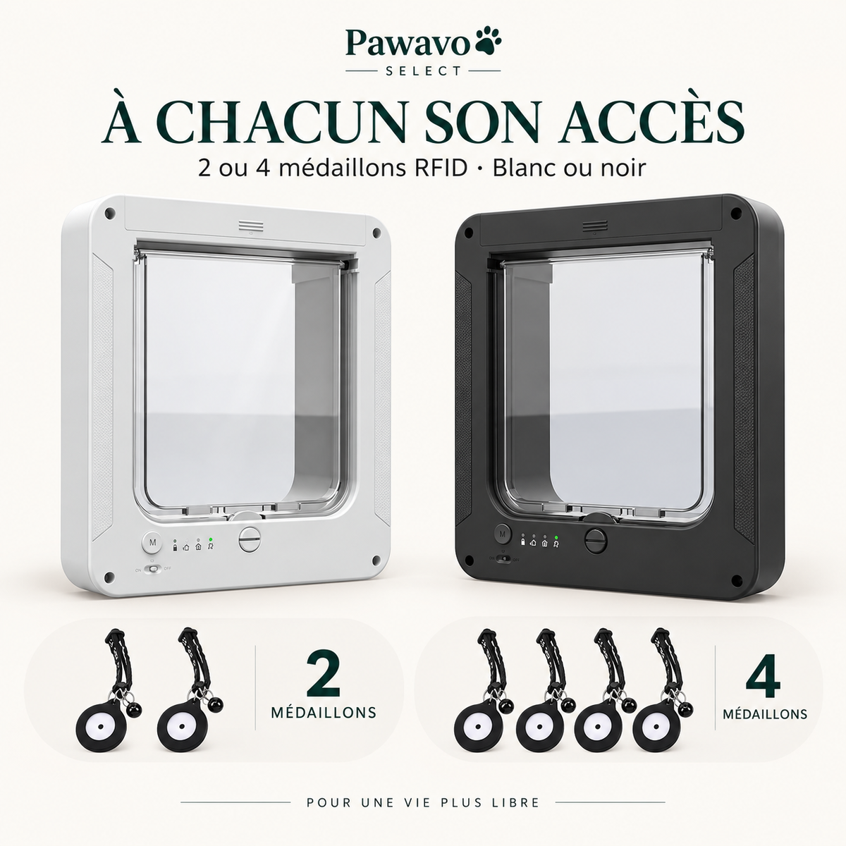 Chatière électronique RFID pour chat – Pawavo Select