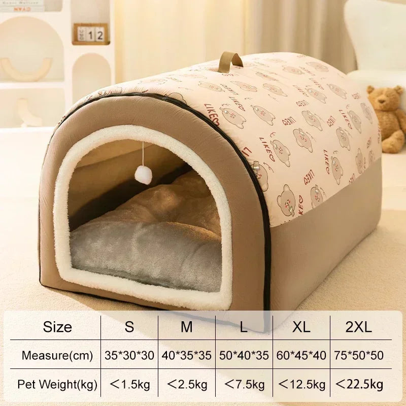 Niche pour Chien Intérieur – Douillette, Déhoussable & Antidérapante