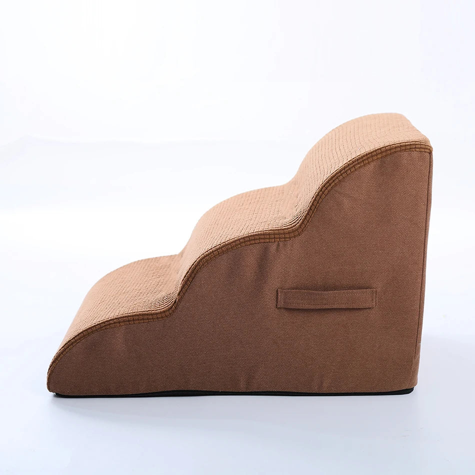 Escalier pour Chien & Chat en Mousse Confortable, Antidérapant & Déhoussable