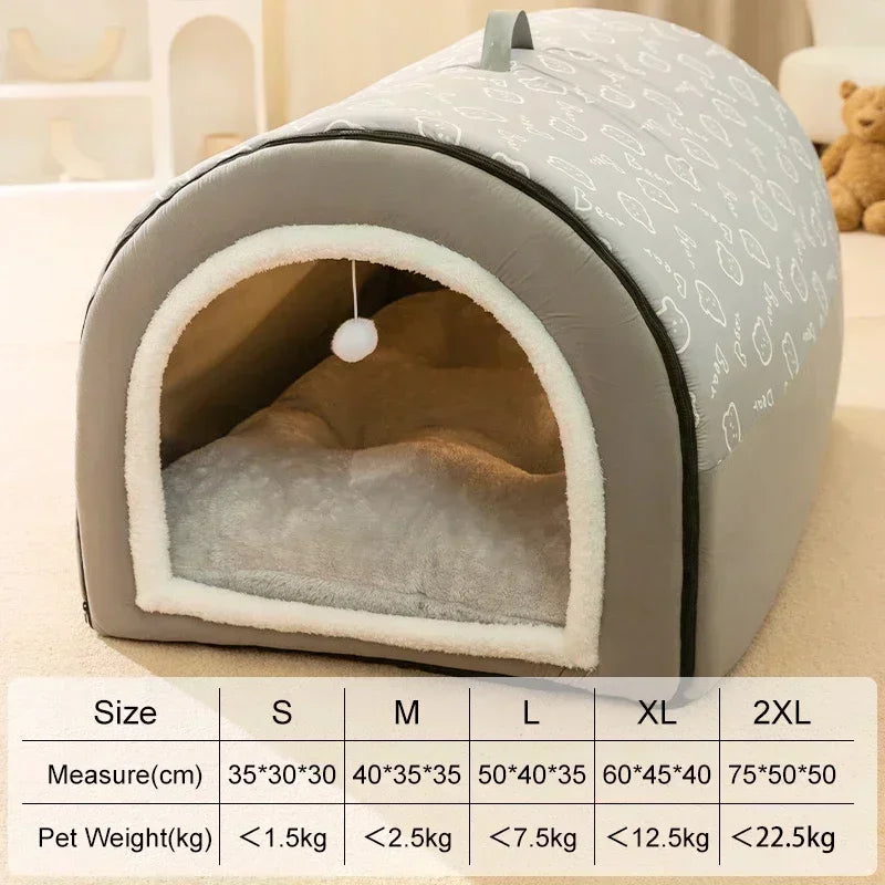 Niche pour Chien Intérieur – Douillette, Déhoussable & Antidérapante