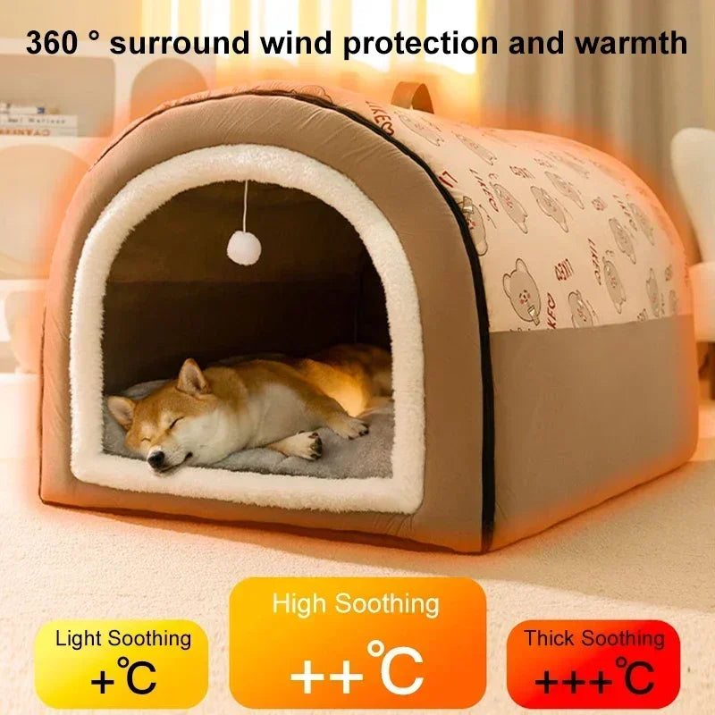 Niche pour Chien Intérieur – Douillette, Déhoussable & Antidérapante