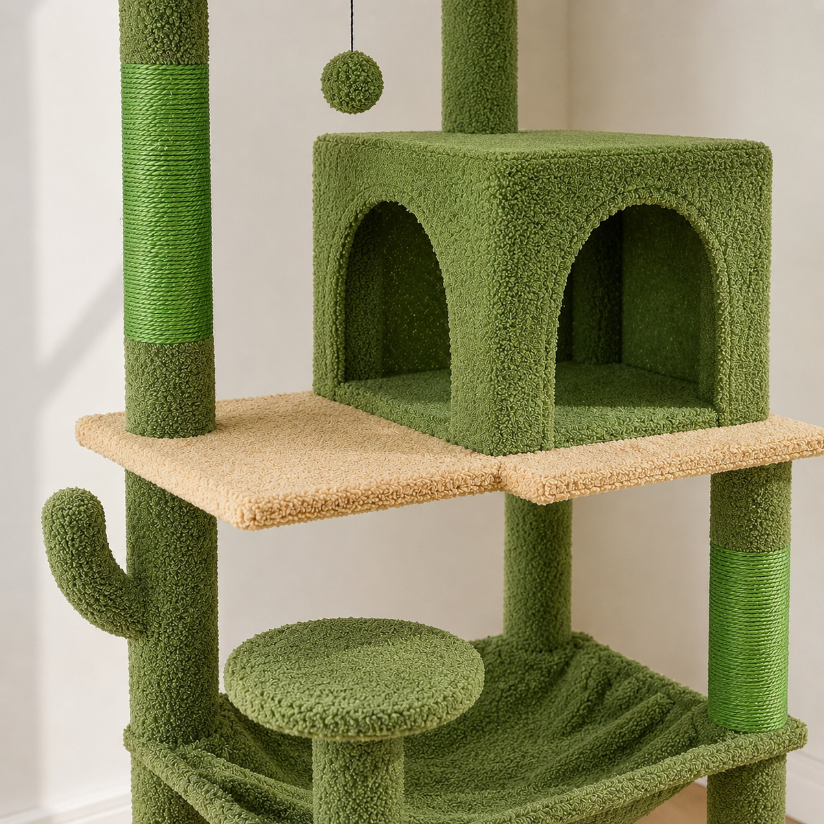 Arbre à chat design Cactus – Pawavo Verde