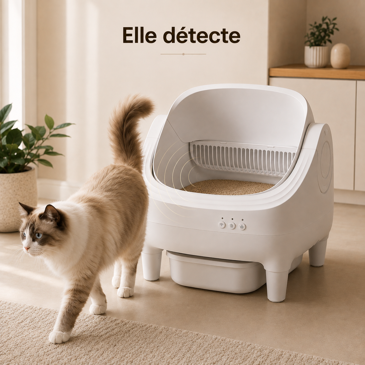 Elle détecte